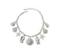 Mocoocouture Audaci gioielli per il collo di ispirazione costiera dispone di grandi dimensioni e conchiglie., Taglia unica, come descritto, come descritto