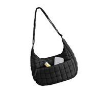Mocoocouture Borsa a tracolla per le donne Piccole Borse Alla Moda Imbottita Trapuntata Borsa A Tracolla Con Tracolla Regolabile Regalo Per Mamma Piccole Borse Per Donna, Nero