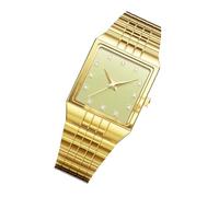 Mocoocouture Diamonds Decors - Orologio da polso impermeabile per lui e per lei, cinturino in acciaio inox, per regali di anniversario, Pavimento, Men pattern