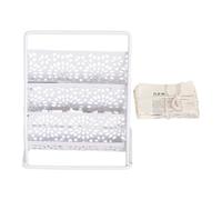 Mocoocouture Libreria in miniatura in ferro casa delle bambole scala 1:12 portariviste per bambini gioco di ruolo creativo e modello fai da te regolazione del progetto mobili in miniatura in ferro