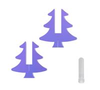 Mocoocouture Moderna Infrangibile 2D Albero di Natale Decorazione Da Scrivania In Acrilico Per Tutto L'anno Sopra Ufficio A Casa Come Decorazione Di Natale Sul Tavolo