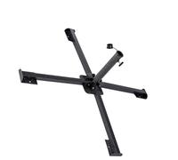 Mocoocouture Pesante Parasole Base Ombra Esterna Croci In Acciaio Base Per Resistenza Al Vento, Supporto Da Giardino Regolabile