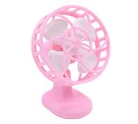 Mocoocouture Realistico Elettrico Miniatura Desktop Ventilatore Con Realistico Per Bambini Artigianato Progetti Modello Collezionista Casa Delle Bambole Esposizione Casa Donne Accessori