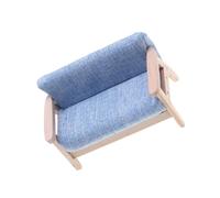 Mocoocouture Set divani Singoli per Case delle Bambole Fatti a Mano, divanetto a Due posti per Scene realistiche della Camera da Letto, mobili in Miniatura per Case delle Bambole