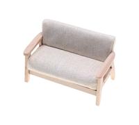 Mocoocouture Set divani Singoli per Case delle Bambole Fatti a Mano, divanetto a Due posti per Scene realistiche della Camera da Letto, mobili in Miniatura per Case delle Bambole