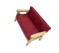 Mocoocouture Set divani Singoli per Case delle Bambole Fatti a Mano, divanetto a Due posti per Scene realistiche della Camera da Letto, mobili in Miniatura per Case delle Bambole