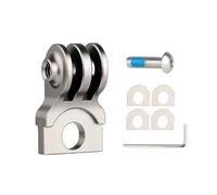 Mocoocouture Supporto luminoso versatile per bicicletta pieghevole, supporto per luce per bicicletta affidabile per il movimento quotidiano e la guida notturna, supporto per luce per bicicletta alla