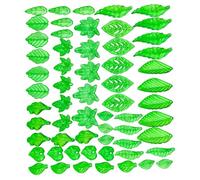 Mocoocouture Varie foglie acriliche maghi fai da te perline diverse opzioni di design Clear Green Craft Accessori per gioielli I ciondoli pendenti a forma di foglia