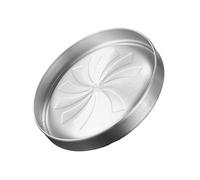 Mocoocouture Vassoio a doppio strato in acciaio inox 304 piatto 20 Cm Isolamento termico Finitura dorata Stoviglie per riunioni di famiglia Oro Finitura buffet in acciaio inox