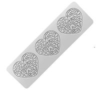 Mocturnity 1 Pz Fondente Pizzo Stampo Candy Stampo Cioccolato Zucchero Torta Decorazione Cupcake Top Fondente Pizzo Tappetino Silicone Stampo Piastra Stampo