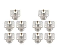 Mocturnity 10X Connettore Femmina Tipo N Connettore Coassiale Connettore A 4 Fori con Coperchio A Saldare,