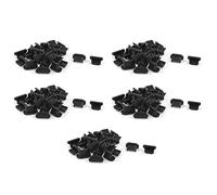 Mocturnity 125 pezzi anti-- nero morbido PVC, dock cover micro USB porta orecchio Jack