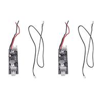 Mocturnity 2 x 2-3 Cavi DC 5 V 12 V PWM Controller di Velocità del Ventilatore Governatore 50 K Sensore di Sonda di Temperatura 40 cm Regolatore di Temperatura