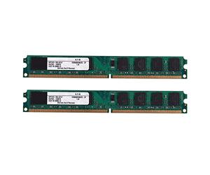 Mocturnity 2 x 2 GB DDR2 PC2-6400 800 MHz 240 pin 1,8 V Desktop DIMM Memoria RAM per, per (2GB/800,S)