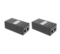 Mocturnity 2 x 24 V 0,5 A Desktop PoE Power Injector Adattatore Ethernet Sorveglianza CCTV per Telecamera IP Alimentazione