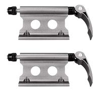Mocturnity 2 x Supporto Forcella Bici Blocco Forcella Ruota Anteriore Staffa di Fissaggio Forcella Ciclismo Accessori Supporto Forcella Bici Titanio