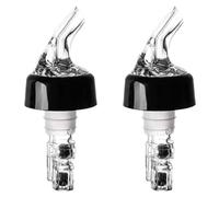 Mocturnity 2 x Versatore per bottiglia a misura automatica, versatore per vino in plastica trasparente con misurazione, dispenser per Whisky Liquido, Liquore, Vino e Cocktail
