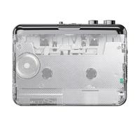 Mocturnity 218Pt Cassette Tape to MP3 Converter Recorder Via Pc Cassette Tape Player con Auricolari Tape Cassette Music Player Plastic