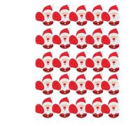 Mocturnity 25 Pezzi di Cartoline di Carta Lecca-Lecca di Natale Festival di Babbo Natale Festa di Compleanno per Bambini Regali di Caramelle Decorazione di Confezionamento, B Durevole