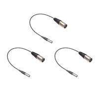 Mocturnity 3X 3 Pin Maschio a 3 Pin Maschio XLR Mini Jack Cavo Audio XLR Maschio a Mini XLR Maschio Connettore Cavo Audio Cavo Microfono