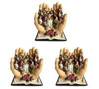 Mocturnity 3X L'Ultima Scena di Cena Gesù E I 12 Discepoli Statua Religiosa Decorazione di Statuina Cattolica Cristiana Regalo -A