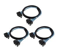 Mocturnity 3X SAS ad alta velocità 6 Gbps 4 porte/set di alta qualità per server 0,5 metri