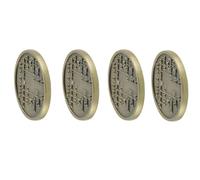 Mocturnity 4X CW Morse Code Monete Commemorative CW Training Coin Morse Code Training Coin per Principianti Appassionati di Radio