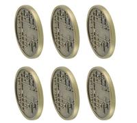 Mocturnity 6X CW Morse Code Monete Commemorative CW Training Coin Morse Code Training Coin per Principianti Appassionati di Radio