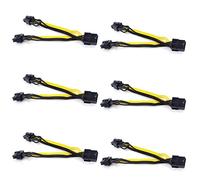 Mocturnity 6X EPS CPU 8Pin Una 2 porte PCIe 8Pin Dual PCI-E 6 + 2Pin E Splitter Miner GPU Scheda Grafica Alimentatore 18AWG 20CM