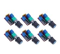 Mocturnity 6X Mini DC Motor Regolatore di Velocità PWM 3V 6V 12V 24V 35VDC 90W 5A DC Interruttore di Controllo Della Velocità del Motore LED Dimmer