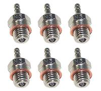 Mocturnity 6X N3 Candela di Preriscaldamento Spark per 70117 1/10 1/8 RC Truck Nitro Motore Parti