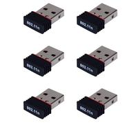 Mocturnity 6X Realtek USB Wireless 802.11B/G LAN Scheda WiFi Adattatore Di Rete Rtl8188
