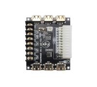 Mocturnity Alimentatore ATX da 24/20 modulo scheda di connessione adattatore connettore di alimentazione supporto 12V -12V 5V 5VSB 3,3V senza custodia