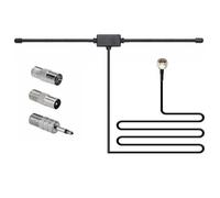 Mocturnity Antenna Radio FM Antenna FM F-Head A di Pecora per Auto Stazione Radio FM TV 75 Ohm F Femmina A TV3.5 Mono