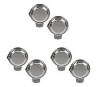 Mocturnity Bilancia per barche da pesatura, 6 pezzi, barche da pesatura, vassoio per bilancia in acciaio inox, piastra di pesatura, contenitori per piatti da laboratorio, vassoio peso