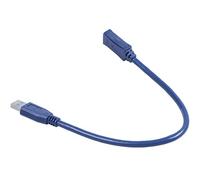 Mocturnity Blu USB 3.0 Femmina a M/M Tipo A Spina di extnsion Connettore 30cm
