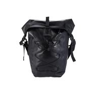Mocturnity Borsa per borse da bicicletta, borsa impermeabile per bicicletta, borsa per portabagagli posteriore, borsa a tracolla per immagazzinamento, per generi alimentari, ciclismo, colore nero