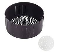 Mocturnity Cestino per friggitrice ad aria, per tutte le friggitrici ad aria, accessori per friggitrice ad aria, cestello antiaderente, 2,6 l