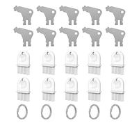 Mocturnity Chiave per Dispenser di Asciugamani di Carta, Confezione da 20 Dispenser di Carta Igienica Chiave per Dispenser di Carta Chiave di Ricambio Universale Strumenti per Rotoli di Carta Facile d