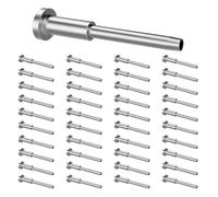 Mocturnity Confezione da 100 Kit di Guarda-Corpo a Cavo, Ricevitore 1/8 Po in Acciaio Inox T316 e Estremità di Perno a Crimpare per Ringhiera a Cavo