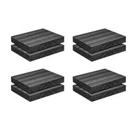 Mocturnity Confezione da 8 fogli in schiuma poliuretanica inserti in schiuma da 16 x 12 x 2 pollici per custodie - Cuscinetti in schiuma per imballaggio per riporre le macchine fotografiche in scatole