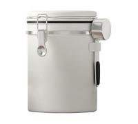 Mocturnity Contenitore da caffè in acciaio inox da 1800 ml, contenitore ermetico con tracciatore della data, cucchiaio misurino, serratura di freschezza, cucina C