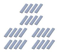 Mocturnity Cursori per mobili da 24 pezzi, cursori per mobili rettangolari da 25 mm x 100 mm, cursori per mobili autoadesivi per protezione del pavimento