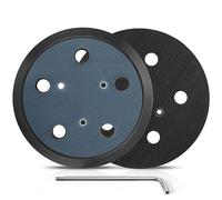 Mocturnity Cuscinetti per levigatrice per binari PorterCable, 2 pezzi di ricambio per binari da 5 pollici e 5 fori per gancio per levigatrice a binario casuale PorterCable 33 333VS