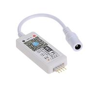 Mocturnity DC5-28 V Mini RGB WiFi Controller Intelligente Regolatore di Intensità Uscita 3 Canali Funzione per App gratuita del telefono cellulare Android/iOS Supporta la striscia LED