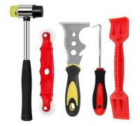 Mocturnity Gancio di Rimozione Della Spline, Pala Della Pala Dei Vetri per Perline di Deglazing, Kit di Strumenti di Vetro, Set di Utensili Manuali, Set di Utensili Manuali