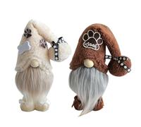 Mocturnity Gnomi per cani, zampe, gnomi per bambole, gnomi ripieni, Tomte svedese, vassoio a gradini, decorazione fatta a mano per la casa