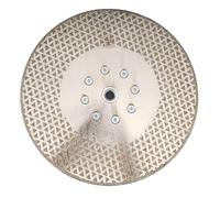 Mocturnity Lama con Ruota di Taglio Diamante Saldato A Vuoto M14, Disco a Doppio Faccio, Taglio Marmo, Calcestruzzo e Piastrelle in Ceramica 230 mm