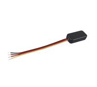 Mocturnity Mini interruttore con sensore movimento radar microonde penetrabile 3 A 24 V CC, con accensione e spegnimento automatico luce, ritardo 30 S, per e corridoio, colore nero.
