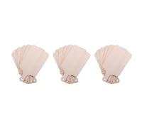 Mocturnity Mini Tagliere di Legno di Natale 18 Pezzi con Maniglia in Legno Non Finito Tagliere Rettangolare Trim Vassoio